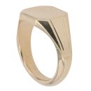 9ct Yellow Gold Octagon Signet Ring