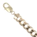 9ct Yellow Gold Curb Bracelet 8.5"