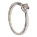 9ct White Gold 0.25ct Brilliant Cut Diamond Solitaire Ring