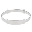 Silver Childs ID Diamond Cut Bangle by Icesia