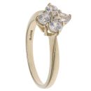 9ct Yellow Gold Cubic Zirconia Four Stone Ring