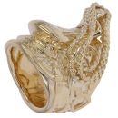 9ct Yellow Gold Saddle Ring