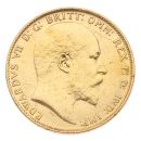 1904 Edward VII Large Head UK Full Sovereign Coin