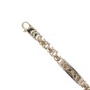 9ct Yellow And White Gold Fancy Bracelet 8"