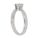 18ct White Gold 0.40ct Millenium and Brilliant Cut Diamond Trilogy Ring