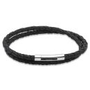 Unique & Co Black Duo Leather Bracelet