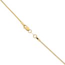 22ct Yellow Gold Foxtail Chain 18"