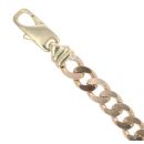 9ct Yellow Gold Curb Bracelet 9"