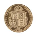 1890 Victoria Jubilee Head UK Half Sovereign Coin