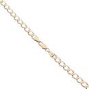 9ct Yellow Gold Curb Chain 18"