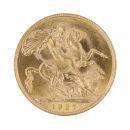 1927 George V Large Head South Africa Full Sovereign Coin