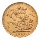 1902 Edward VII Large Head Australia Full Sovereign Coin