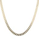 9ct Yellow Gold Curb Chain 22"