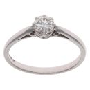 18ct Yellow Gold 0.40ct Brilliant Cut Diamond Solitaire Ring