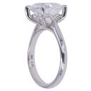 9ct White Gold 5.00ct Brilliant Cut Diamond Solitaire Ring