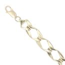 9ct Yellow Gold Curb Bracelet 8"