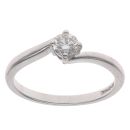 18ct White Gold 0.35ct Brilliant Cut Diamond Solitaire Ring