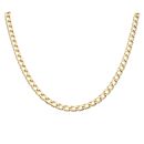 18ct Yellow Gold Double Curb Chain 20"