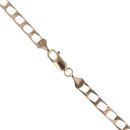9ct Yellow Gold Square Curb Chain 18"