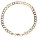 9ct Yellow Gold Curb Bracelet 8"