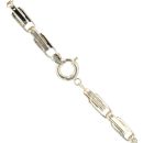 14ct Yellow Gold Greek Key Bar Link Chain 22"