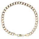 9ct Yellow Gold Curb Bracelet 8"