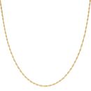 22ct Yellow Gold Twist Box Chain 18"