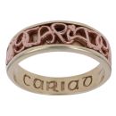 9ct Yellow and Rose Gold Cariad Clogau Ring