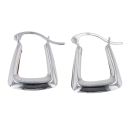 Silver Handbag Hoop Earrings by Icesia
