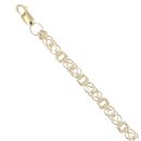 9ct Yellow Gold Celtic Fancy Bracelet 7.5"