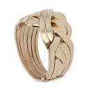9ct Yellow Gold Six Piece Puzzle Ring