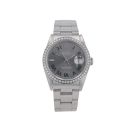 Rolex Custom Datejust 'Wimbledon' Pre Owned Watch Ref 16200