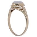 9ct Yellow Gold Opal Single Stone Ring
