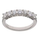 Platinum 1.00ct Brilliant Cut Diamond Eternity Ring