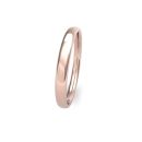 9ct Rose Gold Slight Court Wedding Band 2.5mm