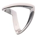 Silver Double Wishbone Ring