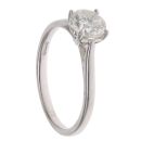 18ct White Gold 1.00ct Brilliant Cut Diamond Solitaire Ring