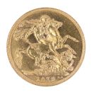 1918 George V Large Head Australia Full Sovereign Coin