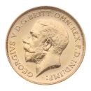 1912 George V Large Head UK Half Sovereign Coin