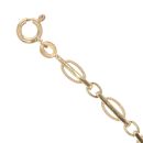 9ct Yellow Gold Fancy Bracelet 7"
