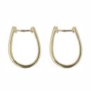 9ct Yellow Gold 0.50ct Brilliant Cut Diamond Hoop Earrings