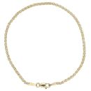 14ct Yellow Gold Wheat Bracelet 7"