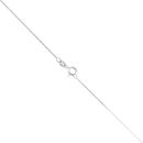 9ct White Gold 0.33ct Brilliant Cut Diamond Solitaire Pendant And Chain 18"