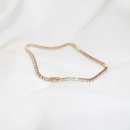 9ct Yellow Gold 3.00ct Lab Grown Diamond Tennis Bracelet 7"