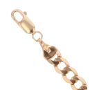 9ct Yellow Gold Curb Bracelet 7"