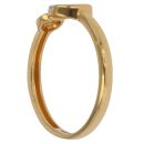 22ct Yellow Gold Cubic Zirconia Circles Ring