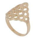 9ct Yellow Gold Patterned Fancy Ring