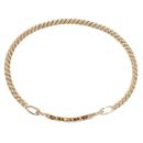 9ct Yellow Gold Cubic Zirconia 'MUM' Hinged Bangle