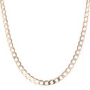 9ct Yellow Gold Curb Chain 24"