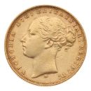 1875 Victoria Young Head Australia Full Sovereign Coin